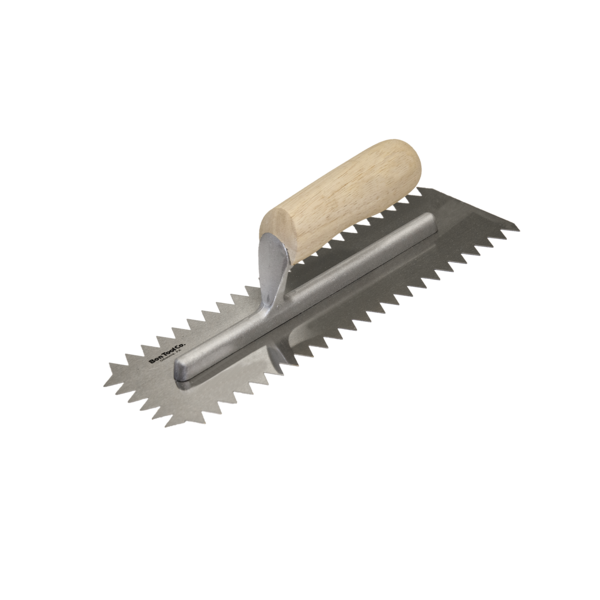 Bon Tool Scratcher Trowel, No Rivets, 16" X 4", Wood Handle 83-141
